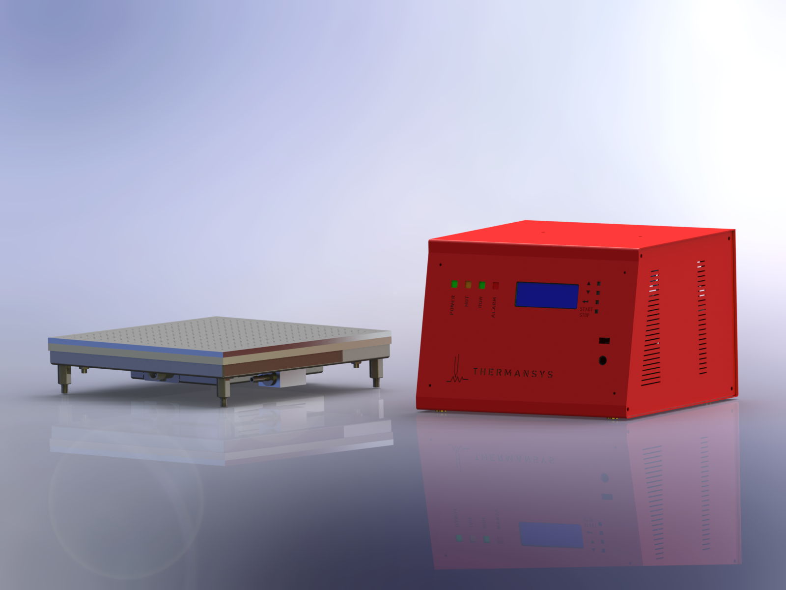 Compact Vacuum Chuck Hot Plates-Thin Film-Membrane Heating and Drying